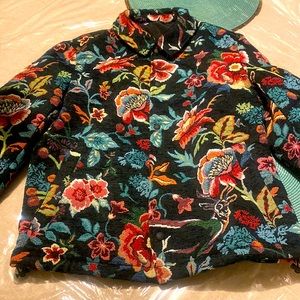 Floral print jacket